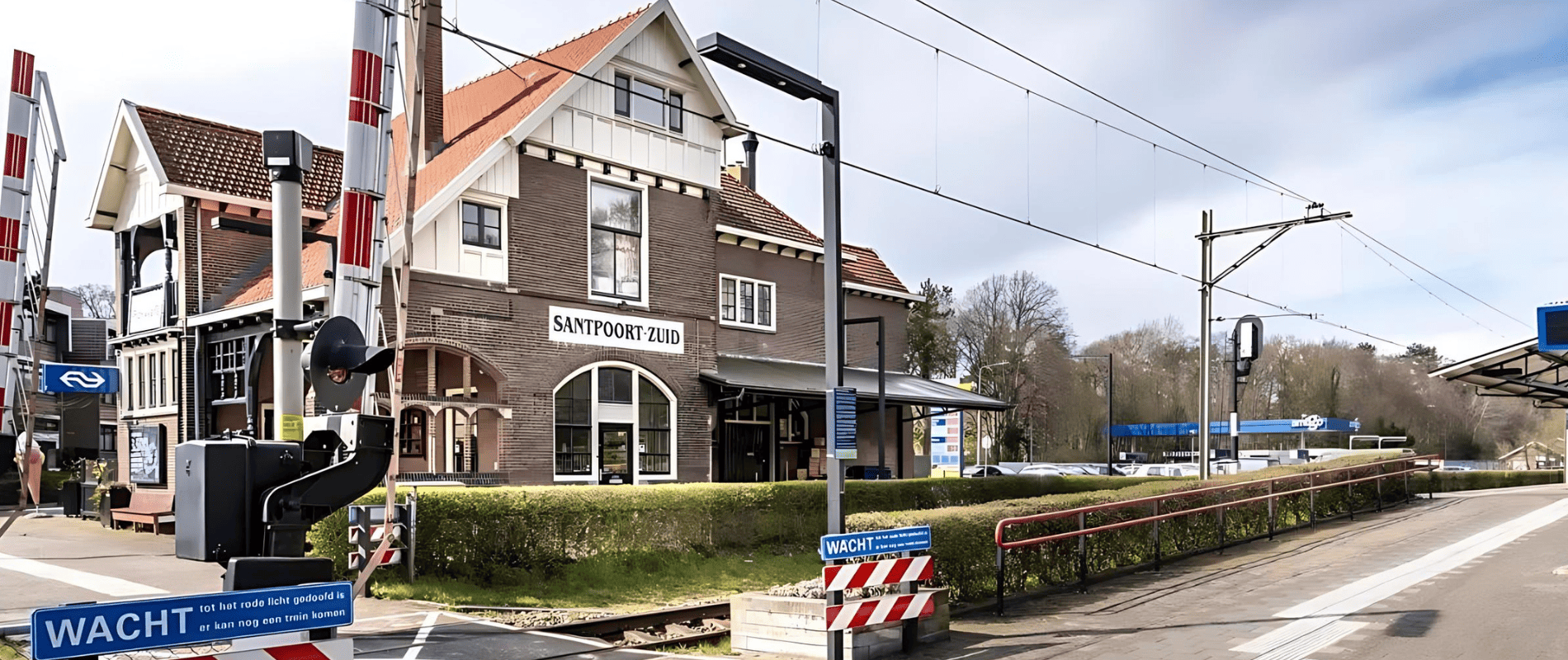 Station sanpoort zuid geschilderd door schildersbedrijf kossen